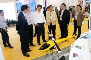 我集团携无人机亮相第八届中国（济南）国际信息技术产业博览会